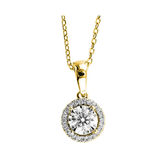 Gems One 14Kt Yellow Gold Diamond (1/4Ctw) Pendant
