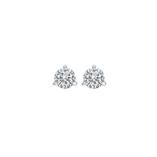 Gems One 18Kt White Gold Diamond (1/10 Ctw) Earring