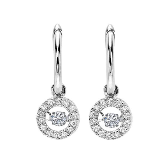 Gems One 14KT White Gold & Diamonds Stunning Fashion Earrings - 1/3 ctw