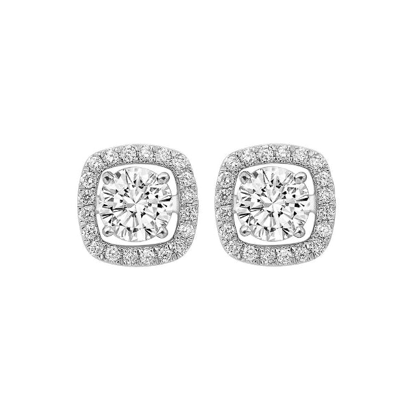 Gems One 14Kt White Gold Diamond (1/4Ctw) Earring