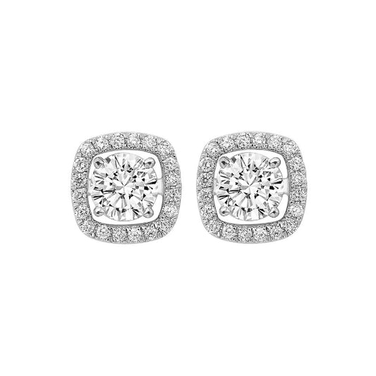 Gems One 14Kt White Gold Diamond (1/4Ctw) Earring