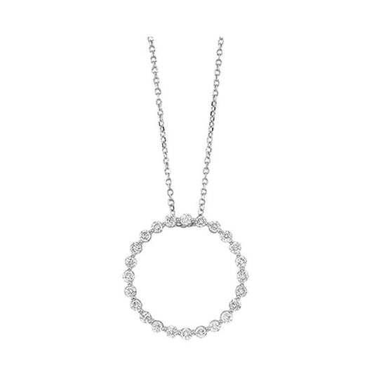 Gems One 14Kt White Gold Diamond (1/2Ctw) Pendant