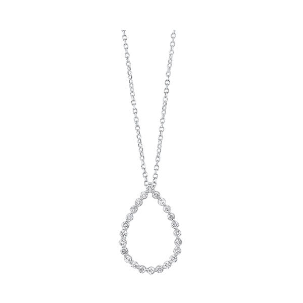 Gems One 14Kt White Gold Diamond (1/4Ctw) Pendant