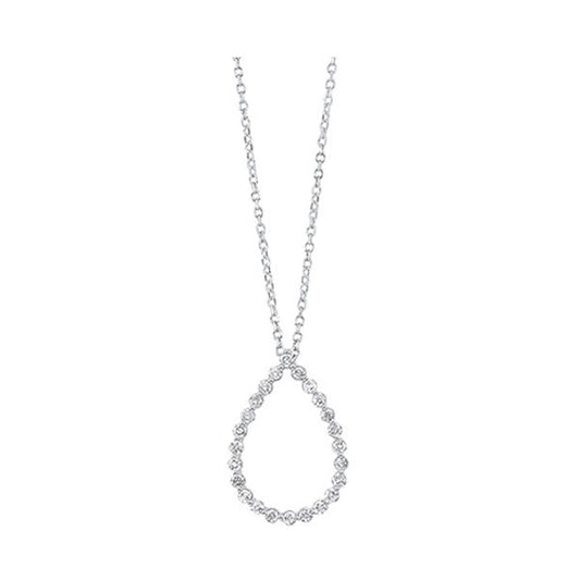 Gems One 14Kt White Gold Diamond (1/4Ctw) Pendant
