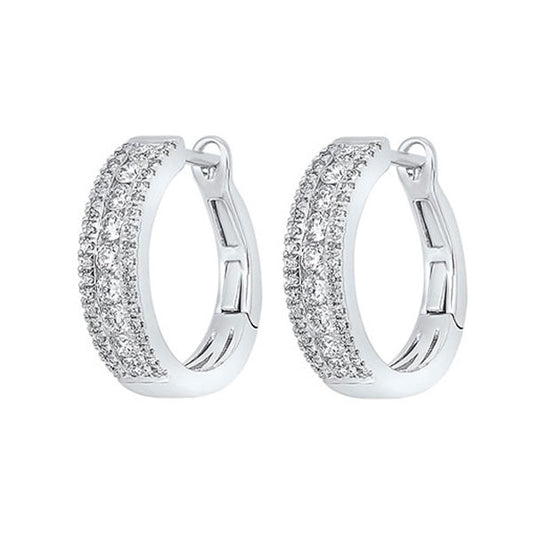 Gems One 14Kt White Gold Diamond (3/4Ctw) Earring