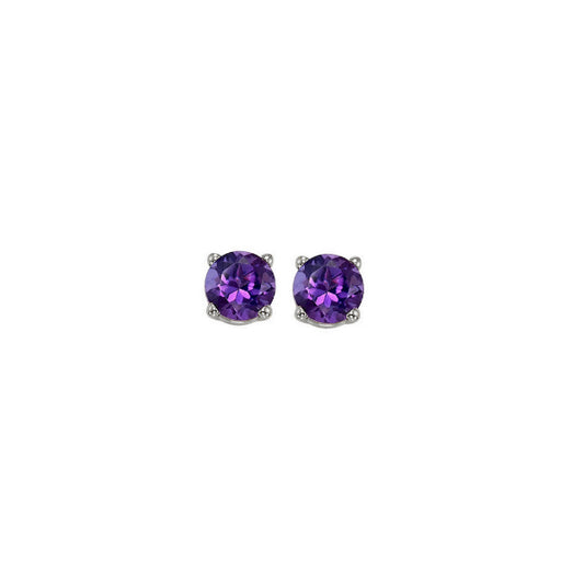 Gems One 14Kt White Gold Amethyst (1/2 Ctw) Earring