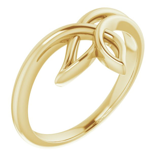 14K Yellow Freeform Ring