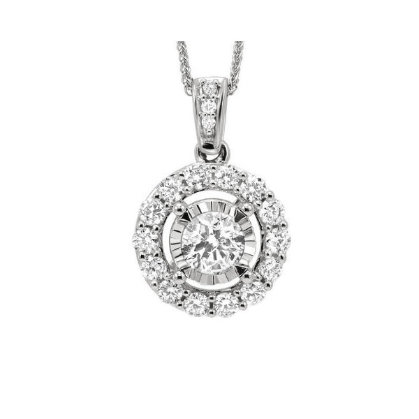 Gems One 14Kt White Gold Diamond (1/2Ctw) Pendant