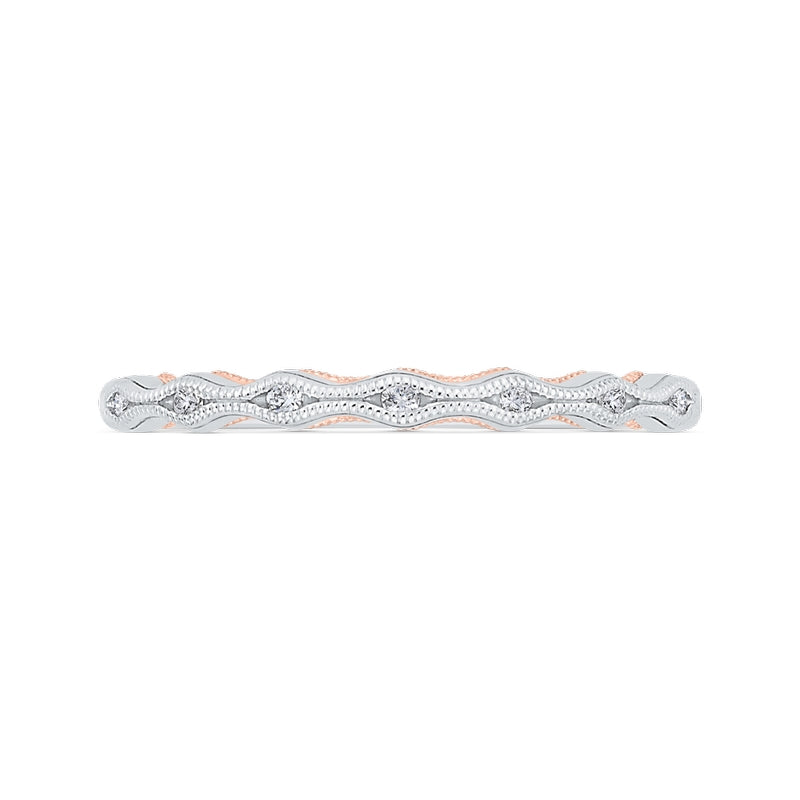 Shah Luxury 14K Two-Tone Diamond Wedding Band