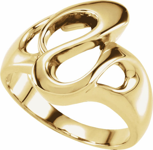 14K Yellow Fashion Ring