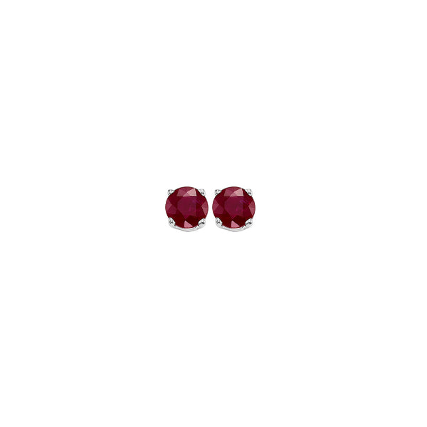 Gems One 14Kt White Gold Garnet (1/4 Ctw) Earring