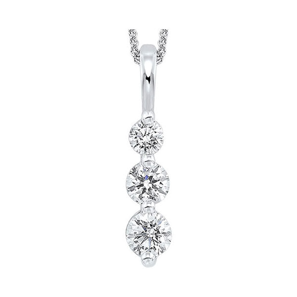 Gems One 14Kt White Gold Diamond (3/4Ctw) Pendant