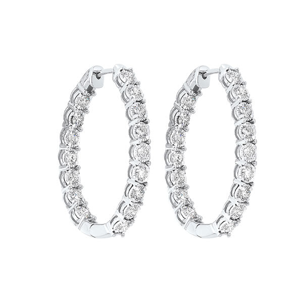 Gems One 14Kt White Gold Diamond (2Ctw) Earring