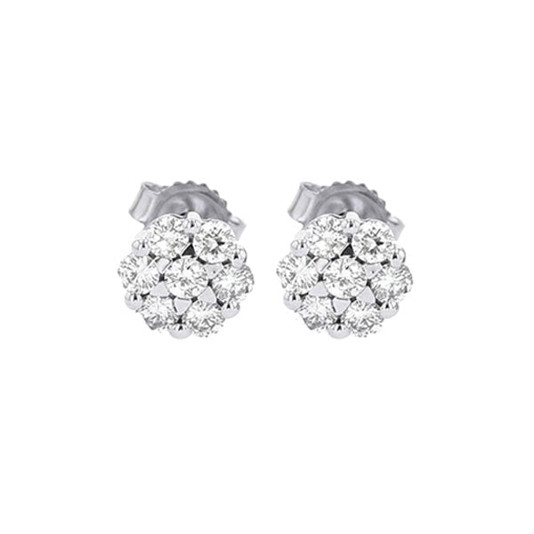 Gems One 14Kt White Gold Diamond (1/4Ctw) Earring