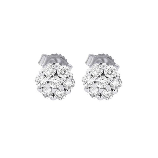 Gems One 14Kt White Gold Diamond (1/4Ctw) Earring