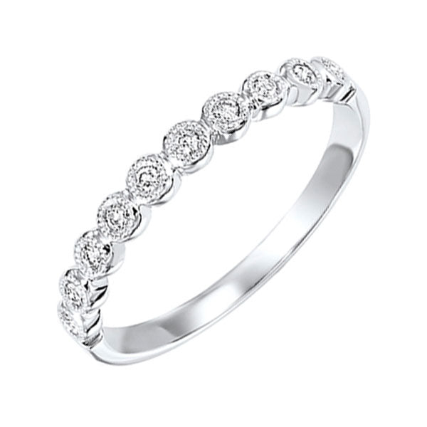 Gems One 10Kt White Gold Diamond (1/10 Ctw) Ring