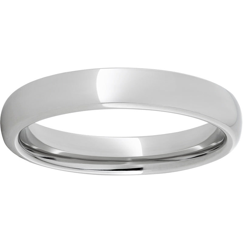 Serinium Domed Band with Polish Finish