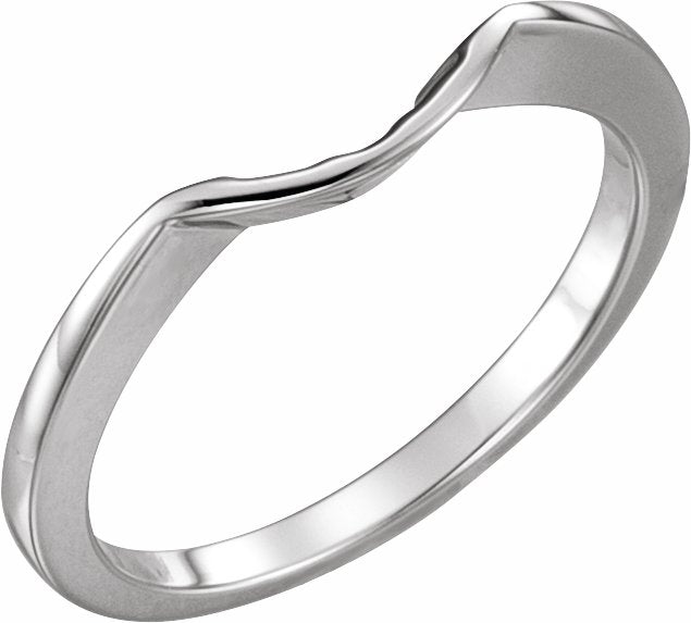 14K White Band