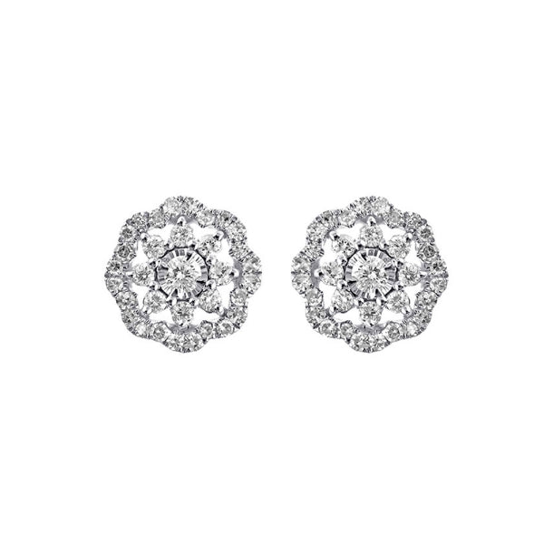 Gems One 14Kt White Gold Diamond (1/3Ctw) Earring
