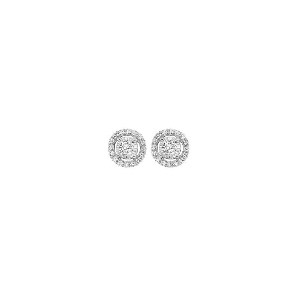 Gems One 14Kt White Gold Diamond (1/4Ctw) Earring