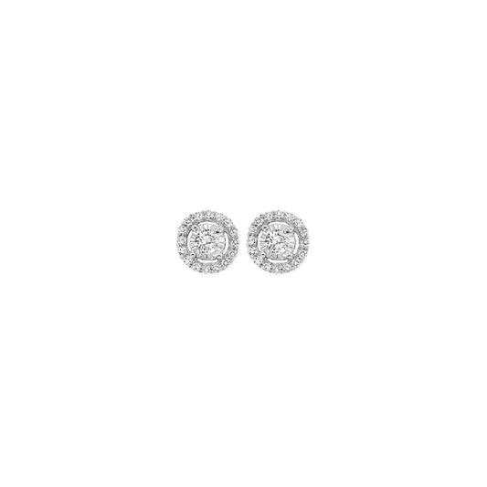 Gems One 14Kt White Gold Diamond (1/4Ctw) Earring