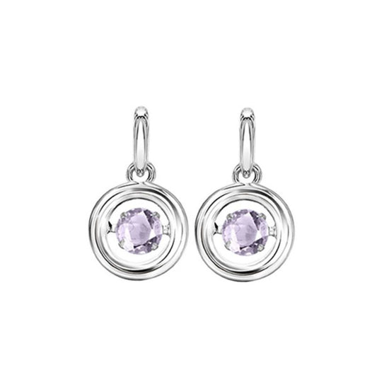 Gems One Silver (SLV 995) Rhythm Of Love Fashion Earrings