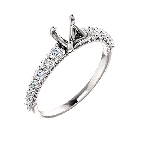Stuller 14k White Gold 1/3ct Diamond Engagement Ring