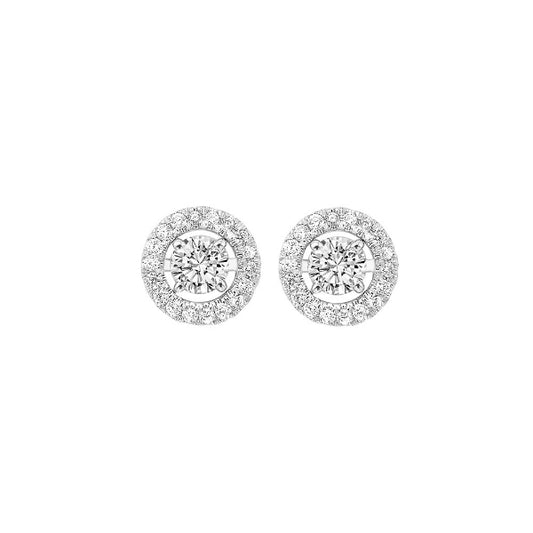 Gems One 14Kt White Gold Diamond (1/5Ctw) Earring