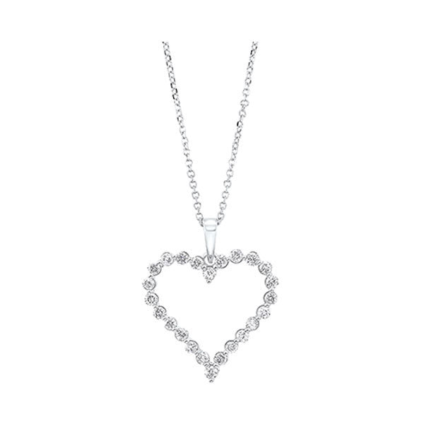 Gems One 14Kt White Gold Diamond (1/2Ctw) Pendant