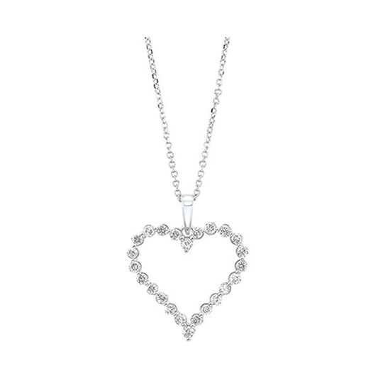 Gems One 14Kt White Gold Diamond (1/2Ctw) Pendant