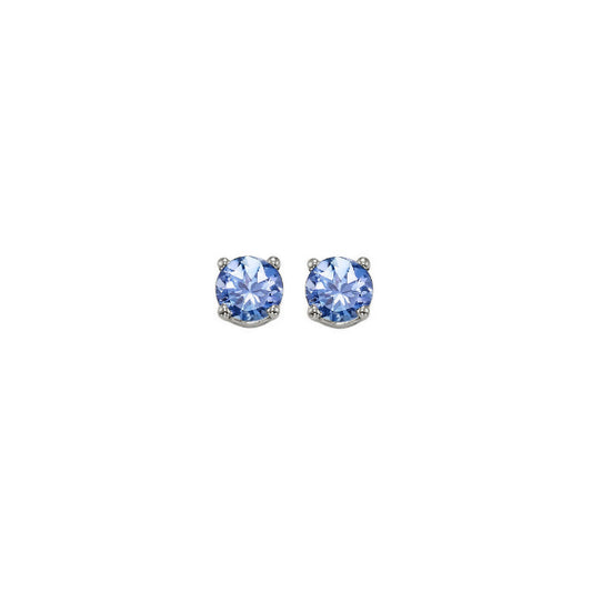 Gems One 14Kt White Gold Tanzanite (1/2 Ctw) Earring