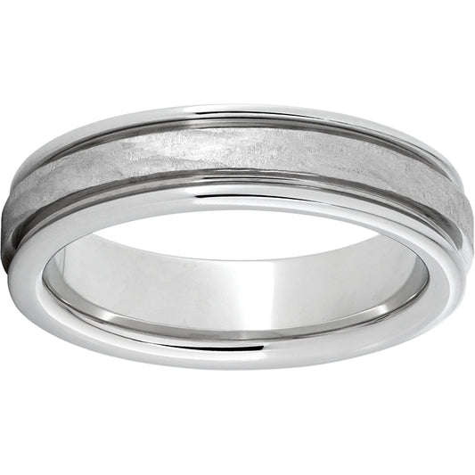 Serinium Rounded Edge Band with Bark Finish