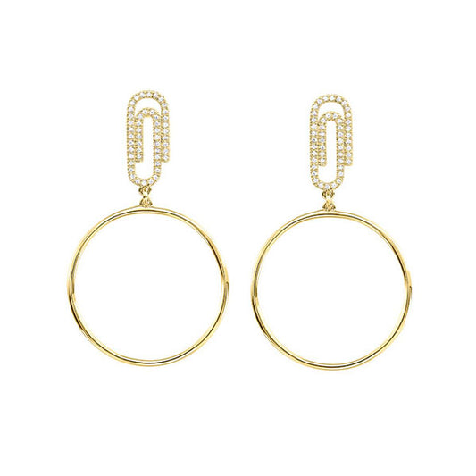 Gems One 14Kt Yellow Gold Diamond (1/5Ctw) Earring