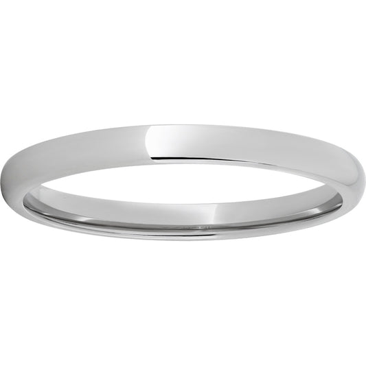 Serinium Domed Band with Polish Finish