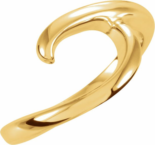 14K Yellow Freeform Remount Ring