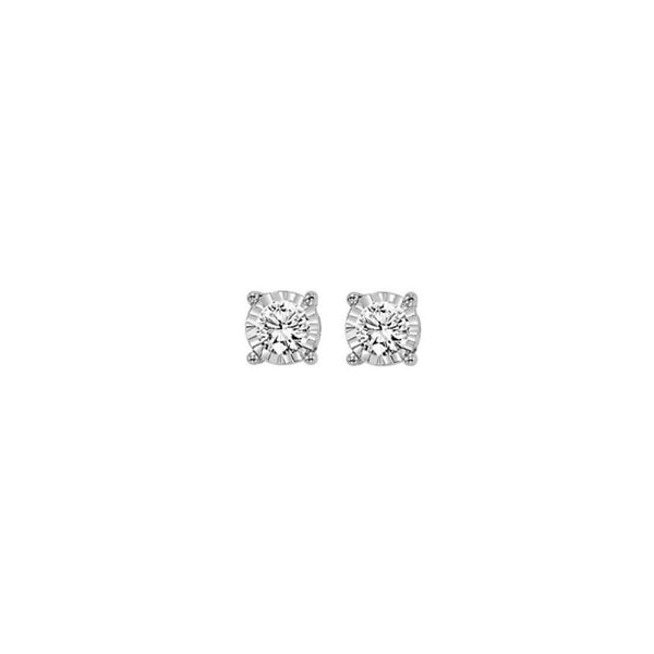 Gems One 14Kt White Gold Diamond (1/6Ctw) Earring