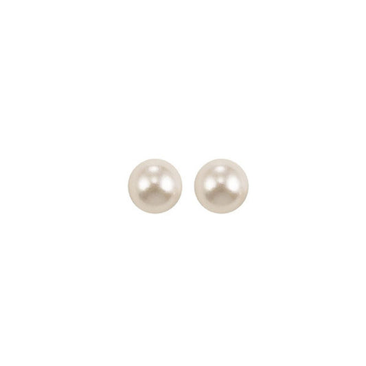 Gems One 14Kt White Gold Pearl (1 Ctw) Earring