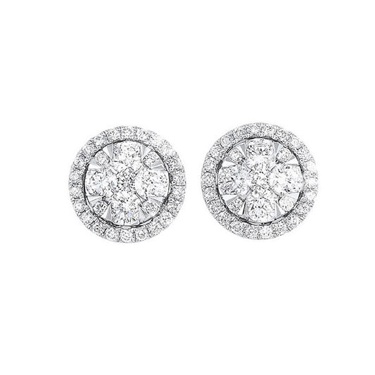 Gems One 14Kt White Gold Diamond (3/4Ctw) Earring