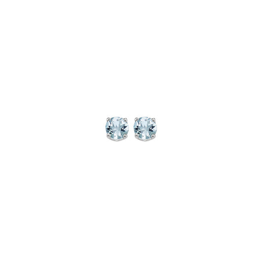 Gems One 14Kt White Gold Aquamarine (1/5 Ctw) Earring