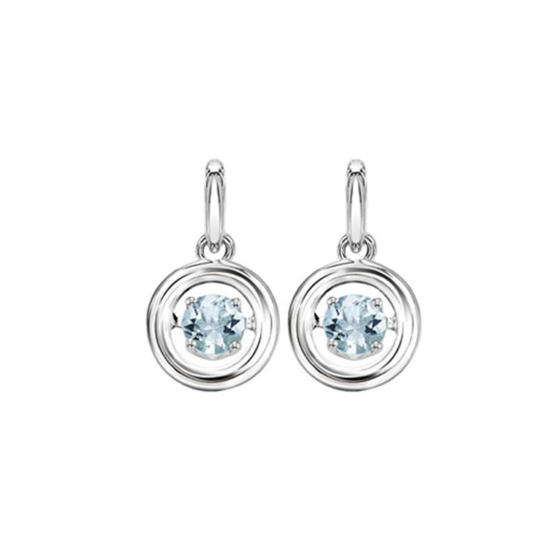 Gems One Silver (SLV 995) Rhythm Of Love Fashion Earrings
