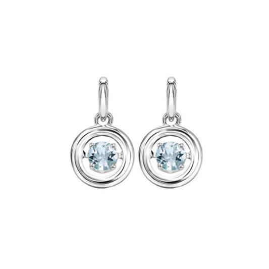Gems One Silver (SLV 995) Rhythm Of Love Fashion Earrings