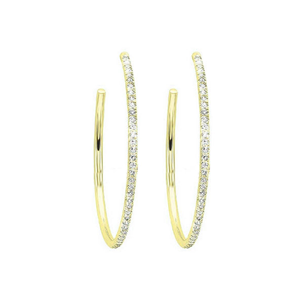 Gems One 14Kt Yellow Gold Diamond (1/20 Ctw) Earring