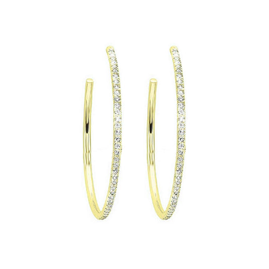 Gems One 14Kt Yellow Gold Diamond (1/20 Ctw) Earring