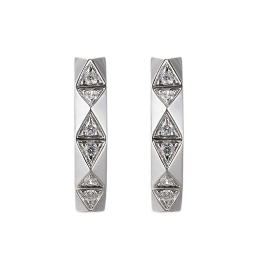 Gems One 14Kt White Gold Diamond (1/6Ctw) Earring