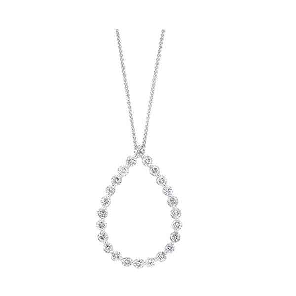 Gems One 14Kt White Gold Diamond (1Ctw) Pendant