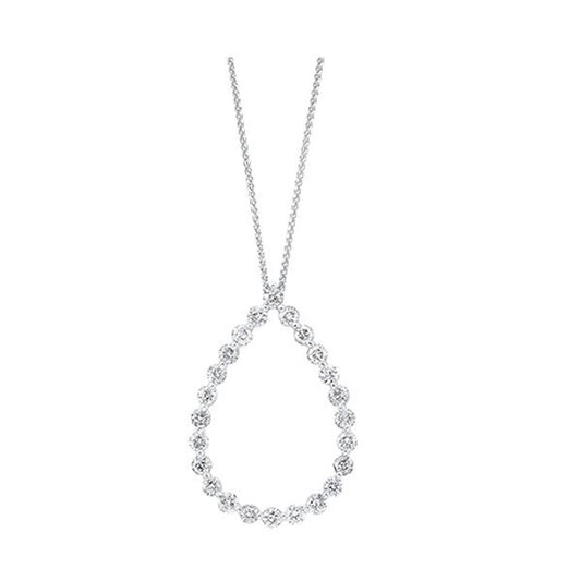 Gems One 14Kt White Gold Diamond (1Ctw) Pendant