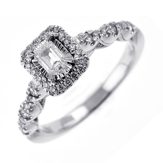 Gems One 14Kt White Gold Diamond(5/8Ctw) Ring