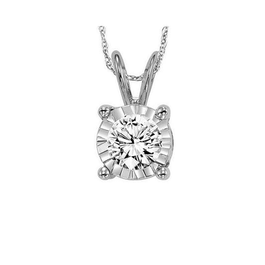 Gems One 14Kt White Gold Diamond (1/4Ctw) Pendant
