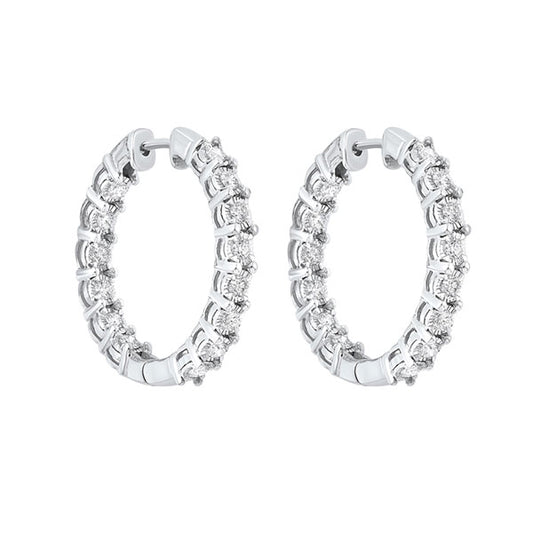 Gems One 14Kt White Gold Diamond (2Ctw) Earring