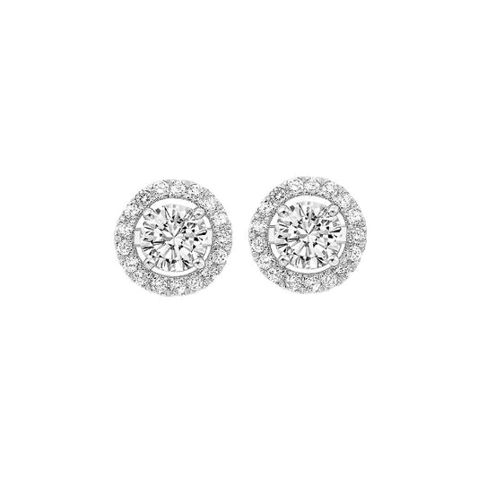 Gems One 14Kt White Gold Diamond (1/5Ctw) Earring
